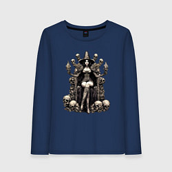 Женский лонгслив Ведьма на троне