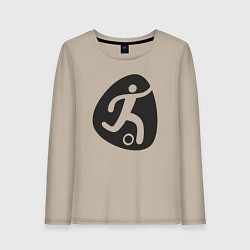 Женский лонгслив Football play