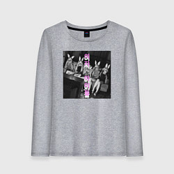 Женский лонгслив G I-dle участницы с масками кроликов