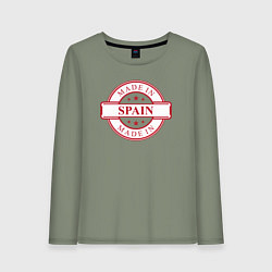 Женский лонгслив Сделано в Испании