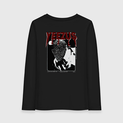 Женский лонгслив Kanye West / Черный – фото 2