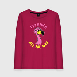 Женский лонгслив Flamingo all the way