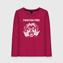 Женский лонгслив Foo Fighters rock dog