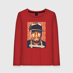 Женский лонгслив 50 cent get rich