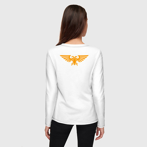 Женский лонгслив Salamanders Warhammer 40k / Белый – фото 4
