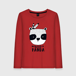 Женский лонгслив Wild panda