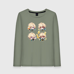 Женский лонгслив Авантюрин стикеры