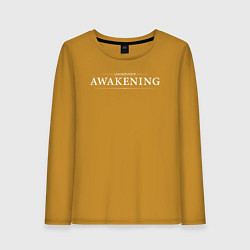Женский лонгслив Unknown 9 awakening logo