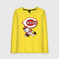 Женский лонгслив Cincinnati reds baseball team - talisman