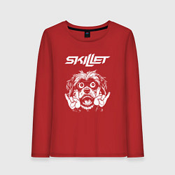 Женский лонгслив Skillet rock dog