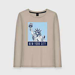 Женский лонгслив New York style