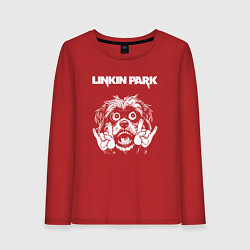 Женский лонгслив Linkin Park rock dog