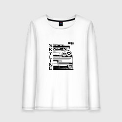 Женский лонгслив Nissan Skyline GT-R