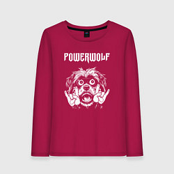 Женский лонгслив Powerwolf rock dog