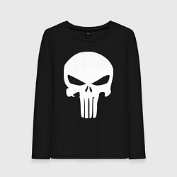 Женский лонгслив Punisher logo