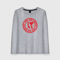 Женский лонгслив Любовь к Нью-Йорку