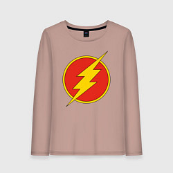 Женский лонгслив Flash logo