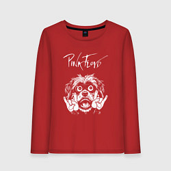 Женский лонгслив Pink Floyd rock dog