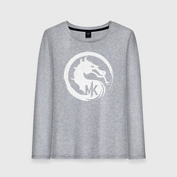 Женский лонгслив Mortal kombat 1 logo