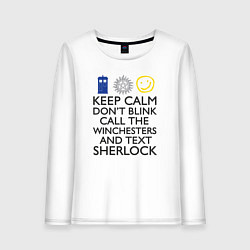 Женский лонгслив Sherlock doctor