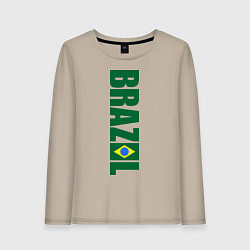 Женский лонгслив Brazil Football