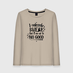 Женский лонгслив Замышляю шалость - Гарри Поттер