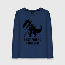 Женский лонгслив Godzilla best friend