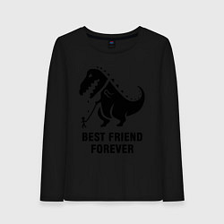 Женский лонгслив Godzilla best friend