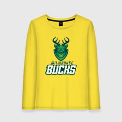 Женский лонгслив Milwaukee Bucks NBA