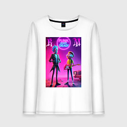 Женский лонгслив Rick and Morty - neon fantasy
