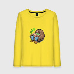 Женский лонгслив Слишком быстрый для тебя