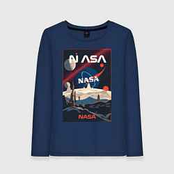 Женский лонгслив NASA ретро