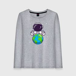 Женский лонгслив Моя земля