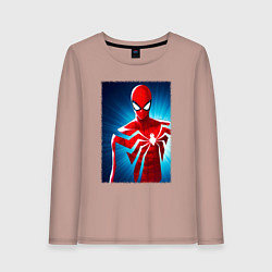 Женский лонгслив Новый человек паук игра