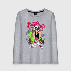 Женский лонгслив Тасманский дьявол - Taz