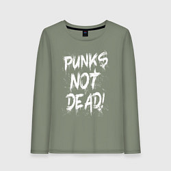 Женский лонгслив Punk not dead