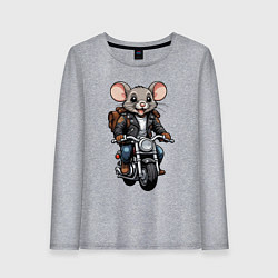 Женский лонгслив Biker mice