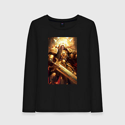 Женский лонгслив Император человечества - Вархаммер 40000