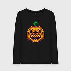 Женский лонгслив Halloween pumpkin