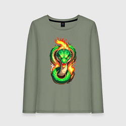 Женский лонгслив Знак змеи