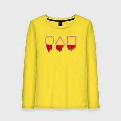 Женский лонгслив Bloody symbols