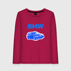 Женский лонгслив Blue bmw