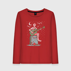 Женский лонгслив Мелодия на кладбище