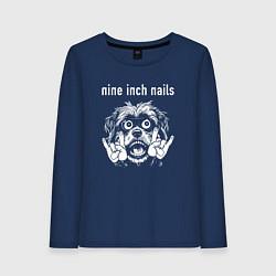Женский лонгслив Nine Inch Nails rock dog