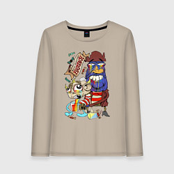 Женский лонгслив Flapjack - rainbow