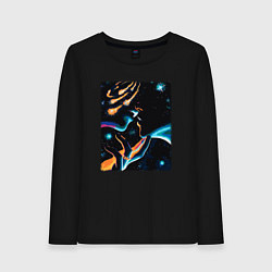 Женский лонгслив Ты моя вселенная