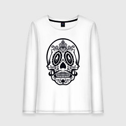 Женский лонгслив Skull Mexico