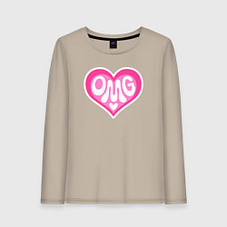 Женский лонгслив Oh my god love