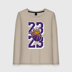 Женский лонгслив Король Леброн Джеймс