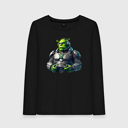 Женский лонгслив G2 esports team - cyber Shrek
